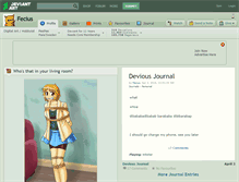 Tablet Screenshot of fecius.deviantart.com