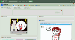 Desktop Screenshot of dixnxp.deviantart.com
