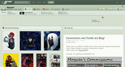 Desktop Screenshot of mayuen.deviantart.com