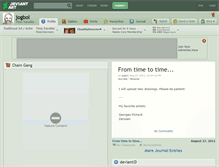 Tablet Screenshot of jogbol.deviantart.com