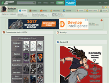 Tablet Screenshot of anioue.deviantart.com