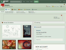 Tablet Screenshot of kexorz.deviantart.com
