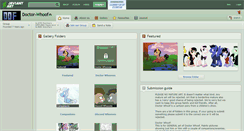 Desktop Screenshot of doctor-whoof.deviantart.com