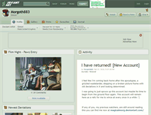 Tablet Screenshot of morgoth883.deviantart.com