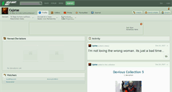 Desktop Screenshot of cajetas.deviantart.com