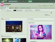 Tablet Screenshot of conniechan.deviantart.com
