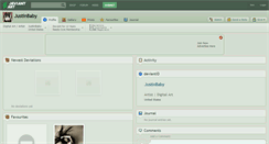 Desktop Screenshot of justinbaby.deviantart.com