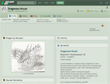 Tablet Screenshot of dragoness-noush.deviantart.com