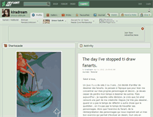 Tablet Screenshot of kiradream.deviantart.com