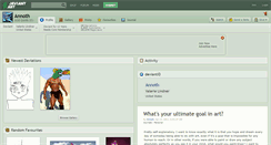 Desktop Screenshot of annoth.deviantart.com