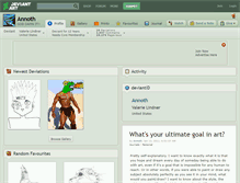 Tablet Screenshot of annoth.deviantart.com
