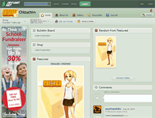 Tablet Screenshot of chizuchi.deviantart.com