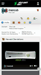 Mobile Screenshot of mancub.deviantart.com