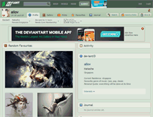 Tablet Screenshot of ailov.deviantart.com