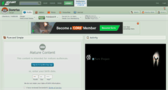 Desktop Screenshot of domriso.deviantart.com
