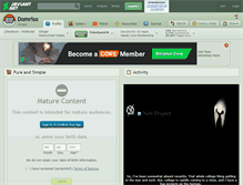 Tablet Screenshot of domriso.deviantart.com