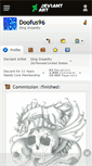 Mobile Screenshot of doofus96.deviantart.com
