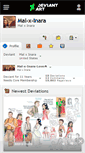 Mobile Screenshot of mal-x-inara.deviantart.com