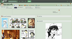 Desktop Screenshot of new-york-luffy.deviantart.com