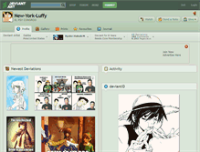 Tablet Screenshot of new-york-luffy.deviantart.com