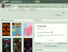 Tablet Screenshot of kyoshaa.deviantart.com