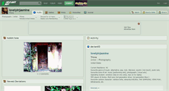 Desktop Screenshot of lovelyinjasmine.deviantart.com