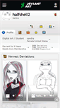 Mobile Screenshot of halfshell2.deviantart.com