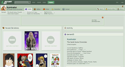 Desktop Screenshot of kuminator.deviantart.com