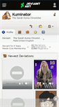 Mobile Screenshot of kuminator.deviantart.com