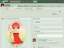 Tablet Screenshot of oxidaisy.deviantart.com