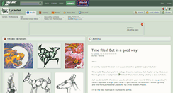Desktop Screenshot of lycanian.deviantart.com