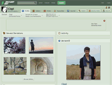 Tablet Screenshot of clopi.deviantart.com