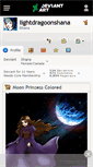 Mobile Screenshot of lightdragoonshana.deviantart.com