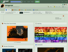 Tablet Screenshot of kekegenkai.deviantart.com