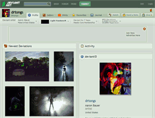 Tablet Screenshot of drtongs.deviantart.com