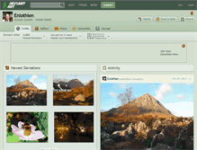 Tablet Screenshot of enlothien.deviantart.com