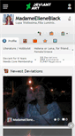 Mobile Screenshot of madameelleneblack.deviantart.com