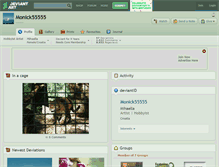 Tablet Screenshot of monick55555.deviantart.com