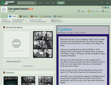 Tablet Screenshot of corrupted-mooch.deviantart.com