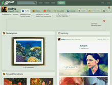 Tablet Screenshot of cocbys.deviantart.com