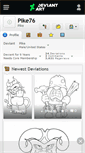 Mobile Screenshot of pike76.deviantart.com