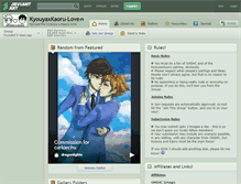 Tablet Screenshot of kyouyaxkaoru-love.deviantart.com