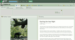Desktop Screenshot of leafeon-ex.deviantart.com