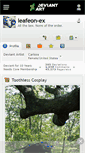 Mobile Screenshot of leafeon-ex.deviantart.com