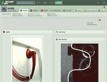 Tablet Screenshot of kr0lik.deviantart.com