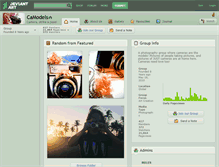 Tablet Screenshot of camodels.deviantart.com