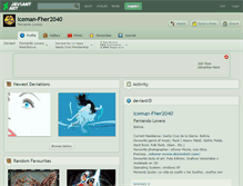 Tablet Screenshot of iceman-fher2040.deviantart.com