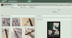 Desktop Screenshot of errantdreams.deviantart.com