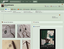 Tablet Screenshot of errantdreams.deviantart.com
