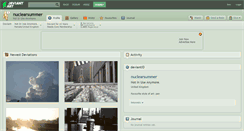 Desktop Screenshot of nuclearsummer.deviantart.com